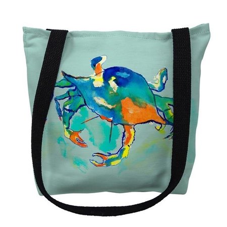 BETSY DRAKE Betsydrake TY107G 18 x 18 in. Orange Crab Tote Bag - Large TY107G